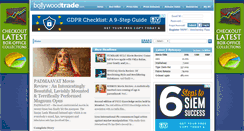 Desktop Screenshot of bollywoodtrade.com